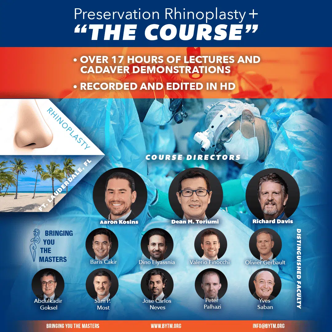 The-Course-Presrvation-Rhinoplasty-2023-Video-Series - Bringing You The Masters