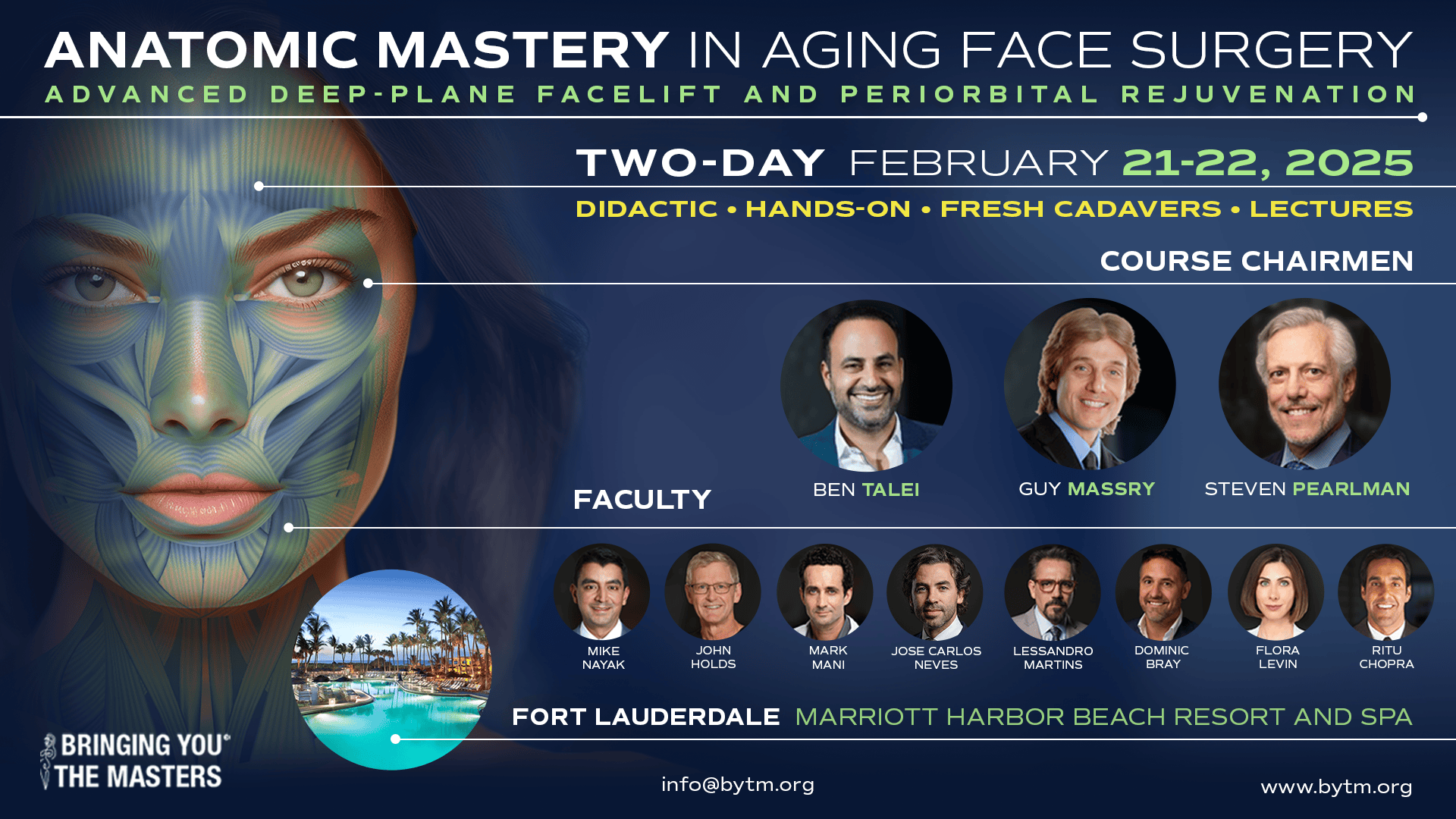 Anatomic Mastery in Aging Face Surgery – Symposium & Cadaver Lab ...